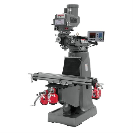 JET TOOLS JET JTM-4VS Mill w/ ACU-RITE 200S DRO w/ X, Y and Z Axis Powerfeeds 690099